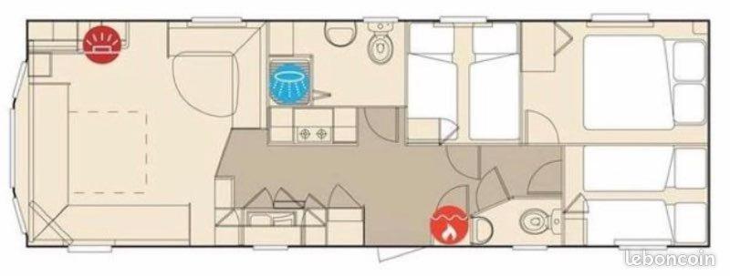 Mobil-Home Spatieux 8Pers - Brume Saint-Julien-en-Born Kültér fotó
